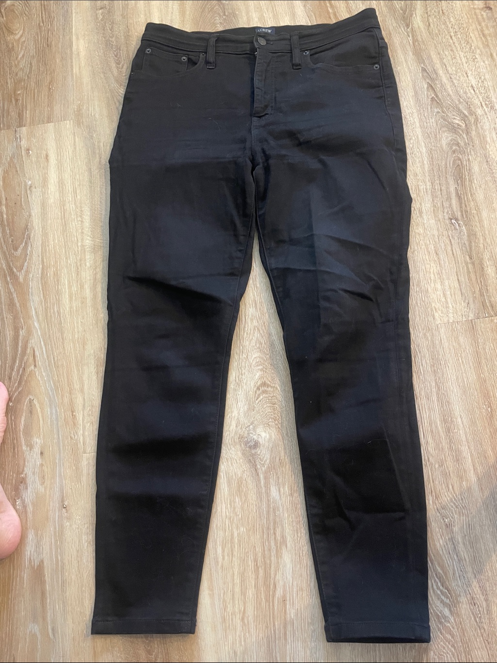 J. Crew Black Skinny Pants 10” High Rise